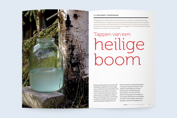 Tappen van een heilige boom